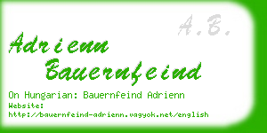 adrienn bauernfeind business card
